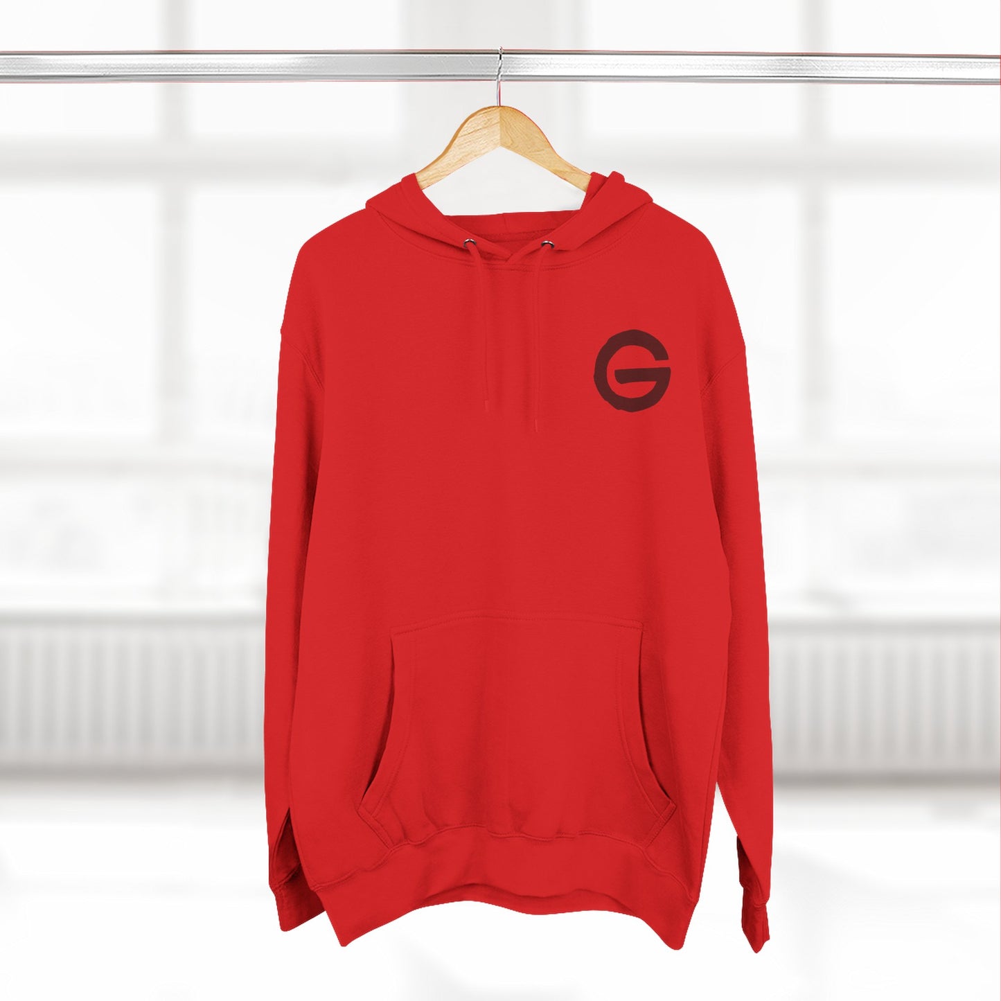 Minimalist 'G' Logo Hoodie Three-Panel