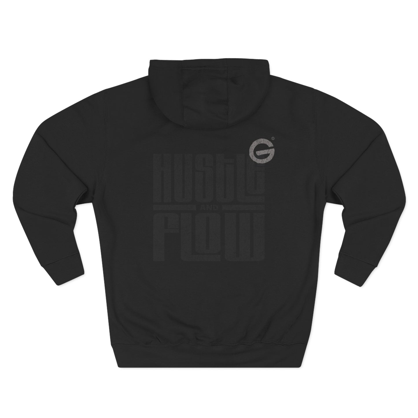 Hustle Flow Motivational Fleece Hoodie