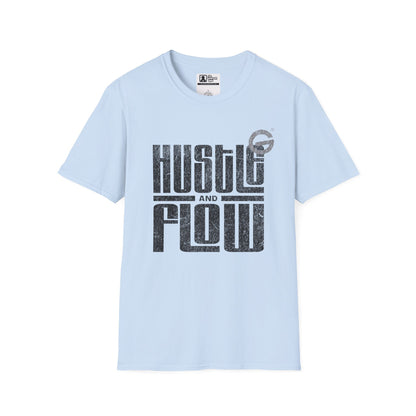 Hustle Flow Motivational Streetwear Tee