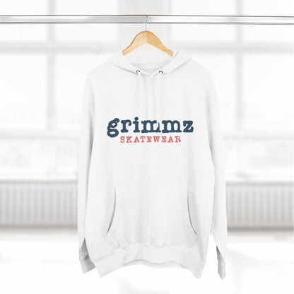 Grimmz Skatewear Fleece Hoodie — Vintage Skate Logo Pullover