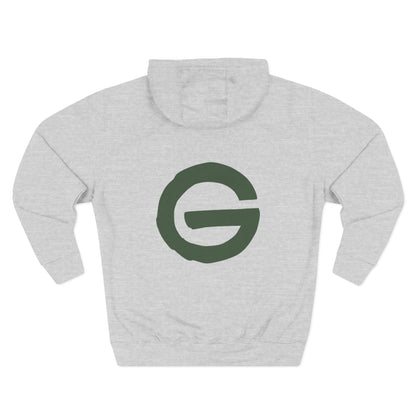Minimalist Green 'G' Logo Hoodie