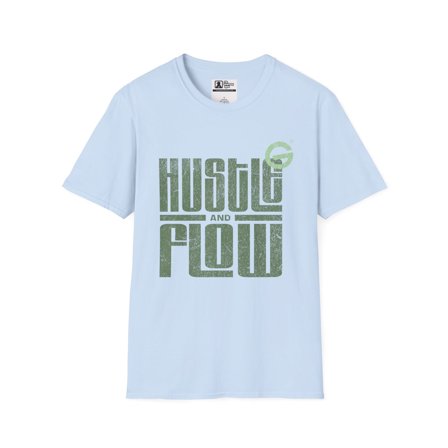 Hustle and Flow T-Shirt — Vintage Green Graphic Tee