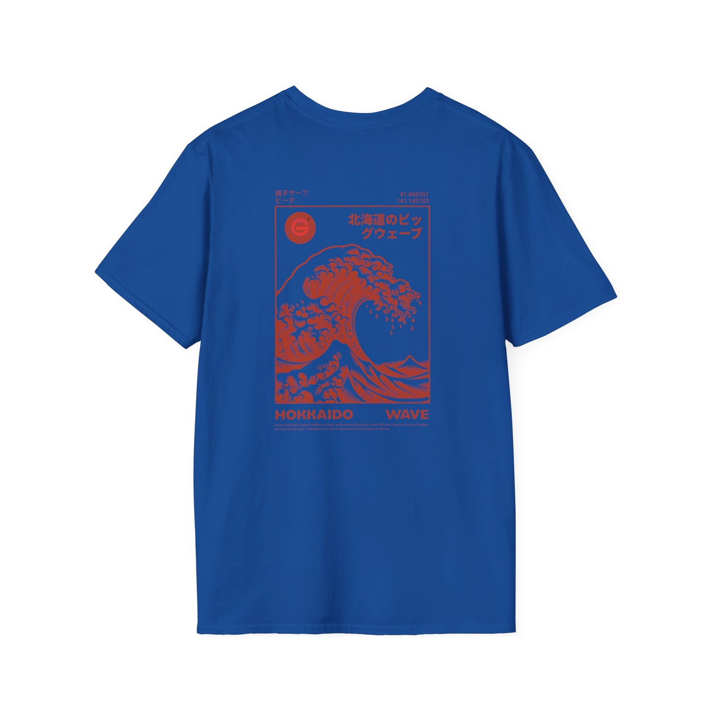 Hokkaido Wave Japanese Graphic Tee