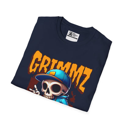 Grimmz Skull Skateboard T-Shirt