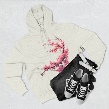 Three-Panel Fleece Hoodie