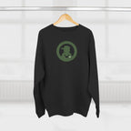 Detective Circle Crewneck Sweatshirt — Vintage Sherlock Pipe Logo