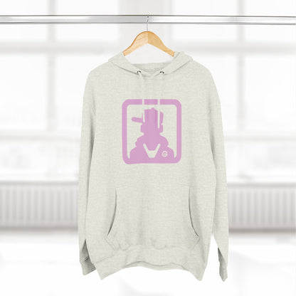Pastel Pink Cat Hoodie