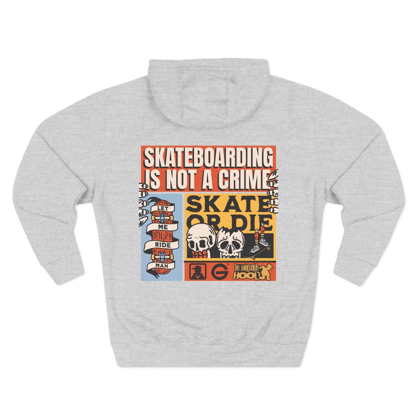 Skate Not Crime Graphic Hoodie