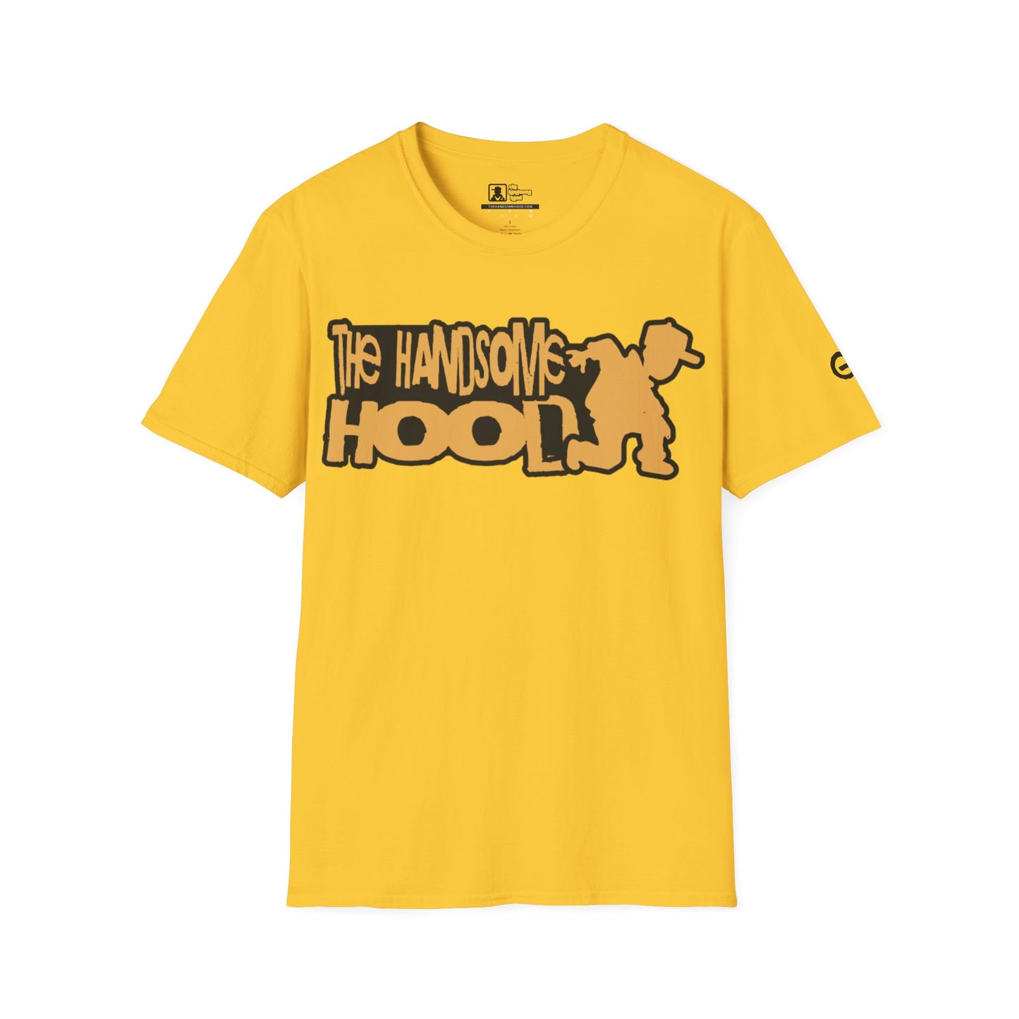 Handsomeschool Graphic T‑Shirt — 'The Handsome Hool' Retro Mascot Tee