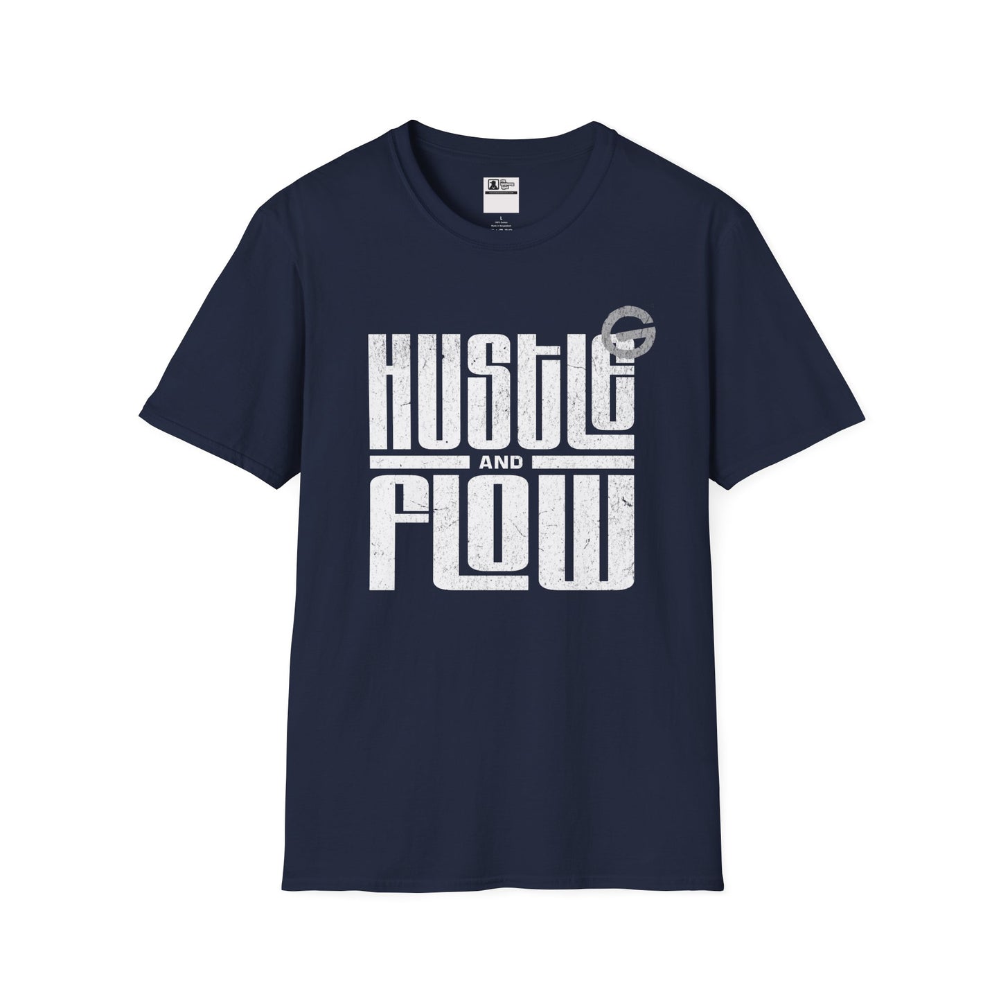 Hustle Flow Motivational Graphic Tee