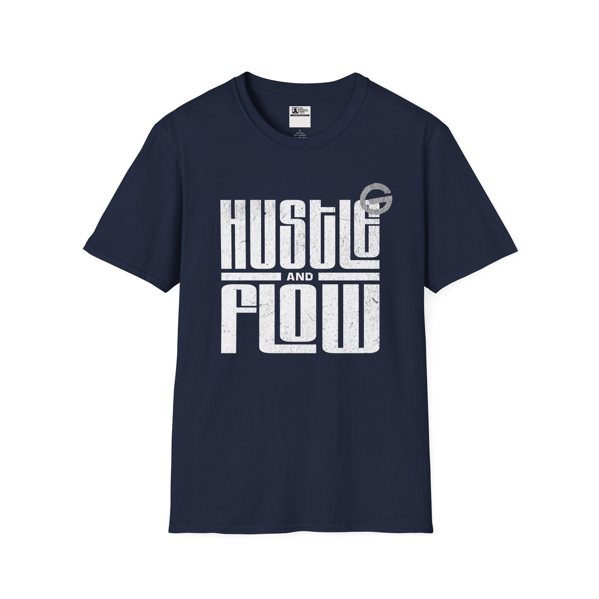 Hustle and Flow T-Shirt — Motivational Graphic Tee for Creatives & Entrepreneurs