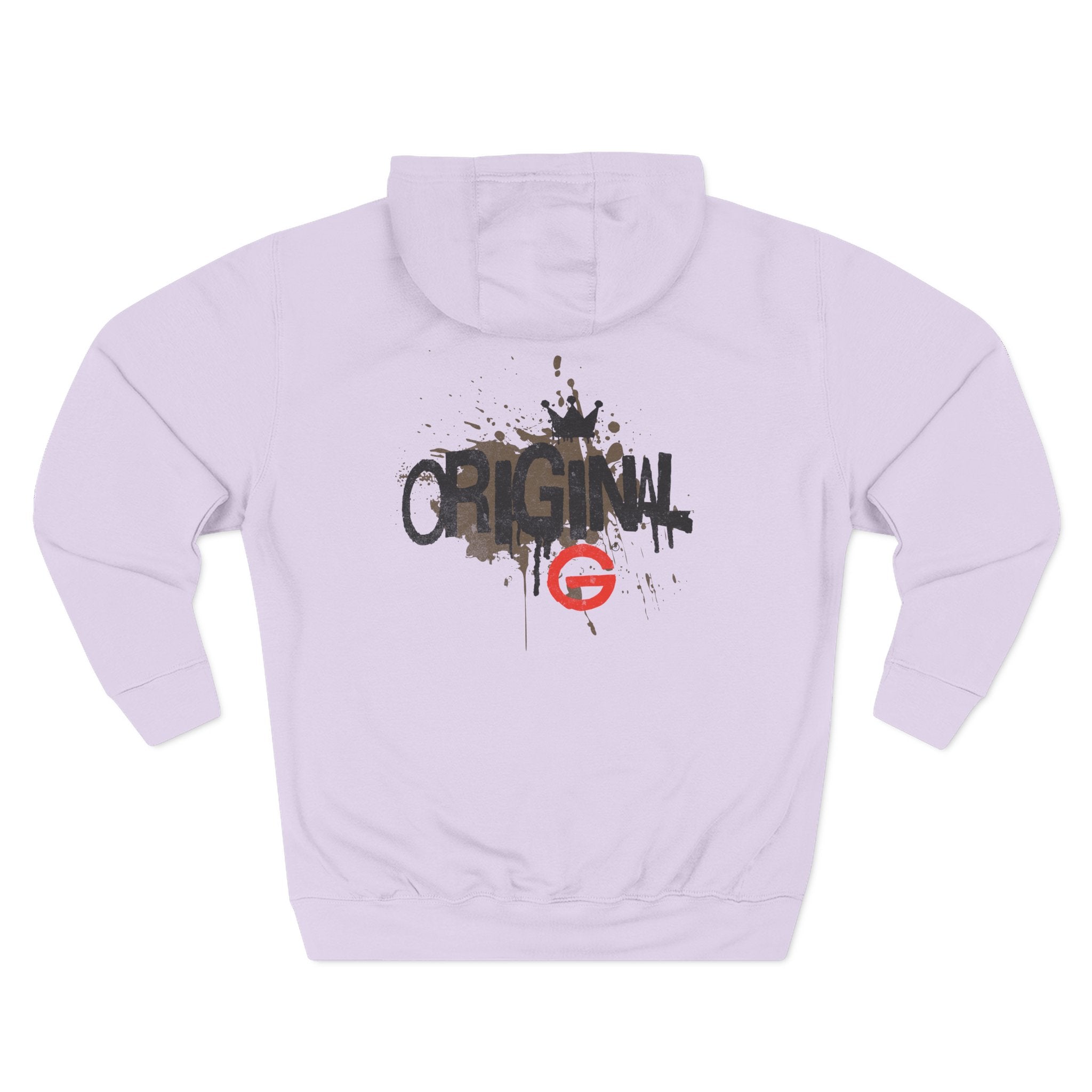 Three-Panel Fleece Hoodie