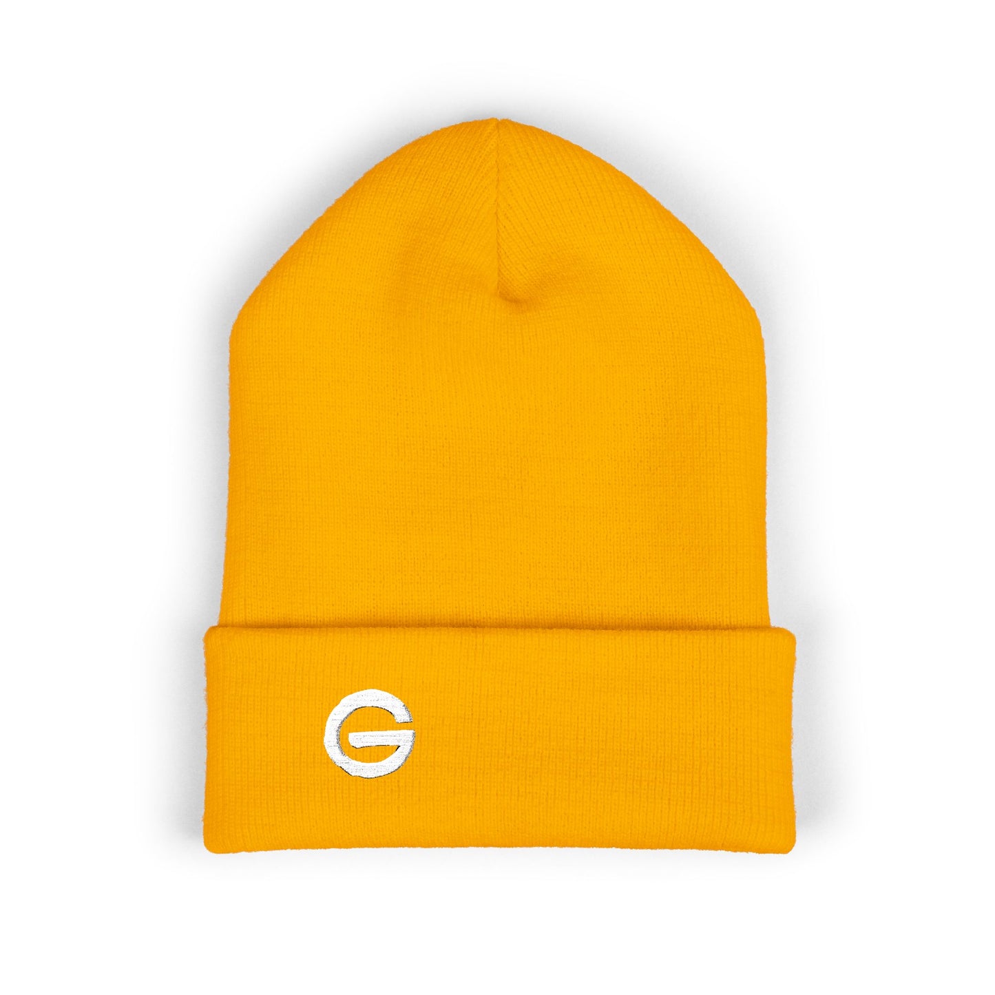 Yellow G Logo Knit Beanie