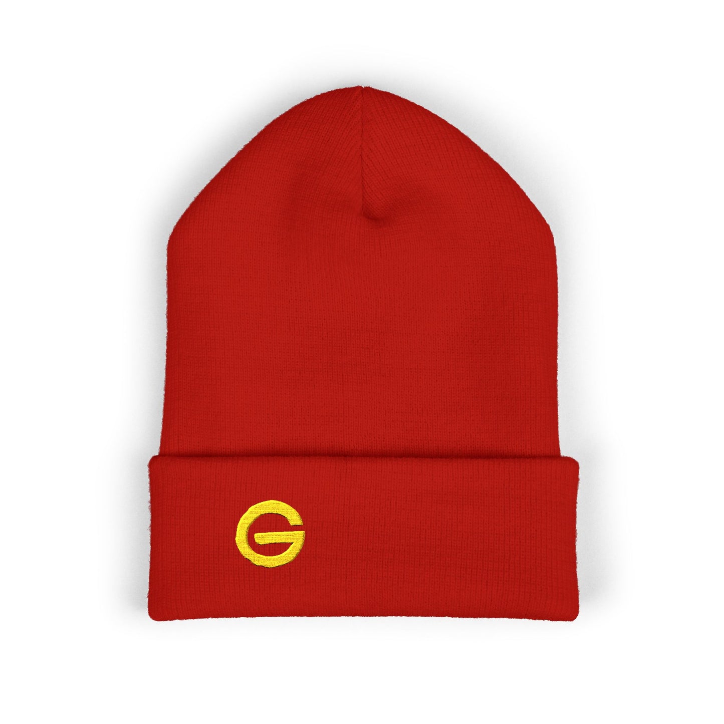 Gold G Classic Knit Beanie