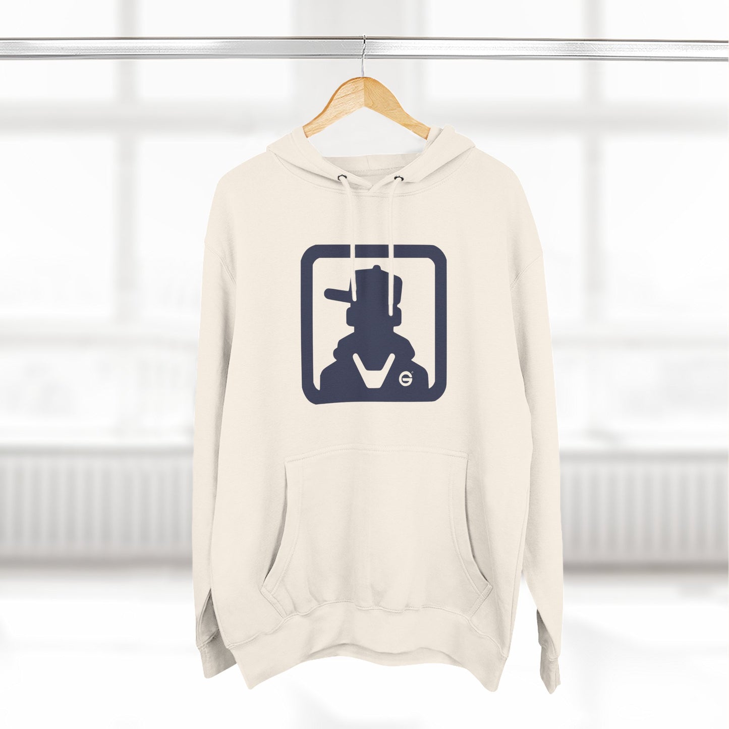 Minimalist Cowboy Silhouette Hoodie — Western Graphic Pullover