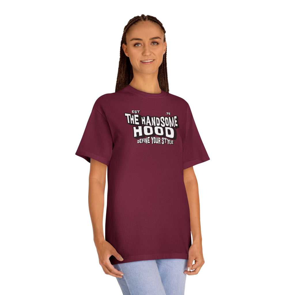 Graphic Tee — "The Handsome Hood" Retro Logo