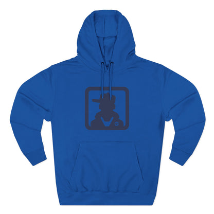 Minimalist Cowboy Silhouette Hoodie — Western Graphic Pullover