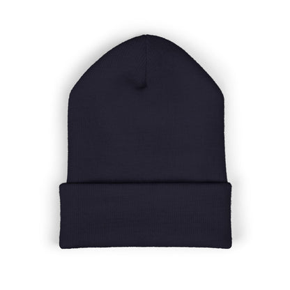 Embroidered Detective Silhouette Cuffed Beanie