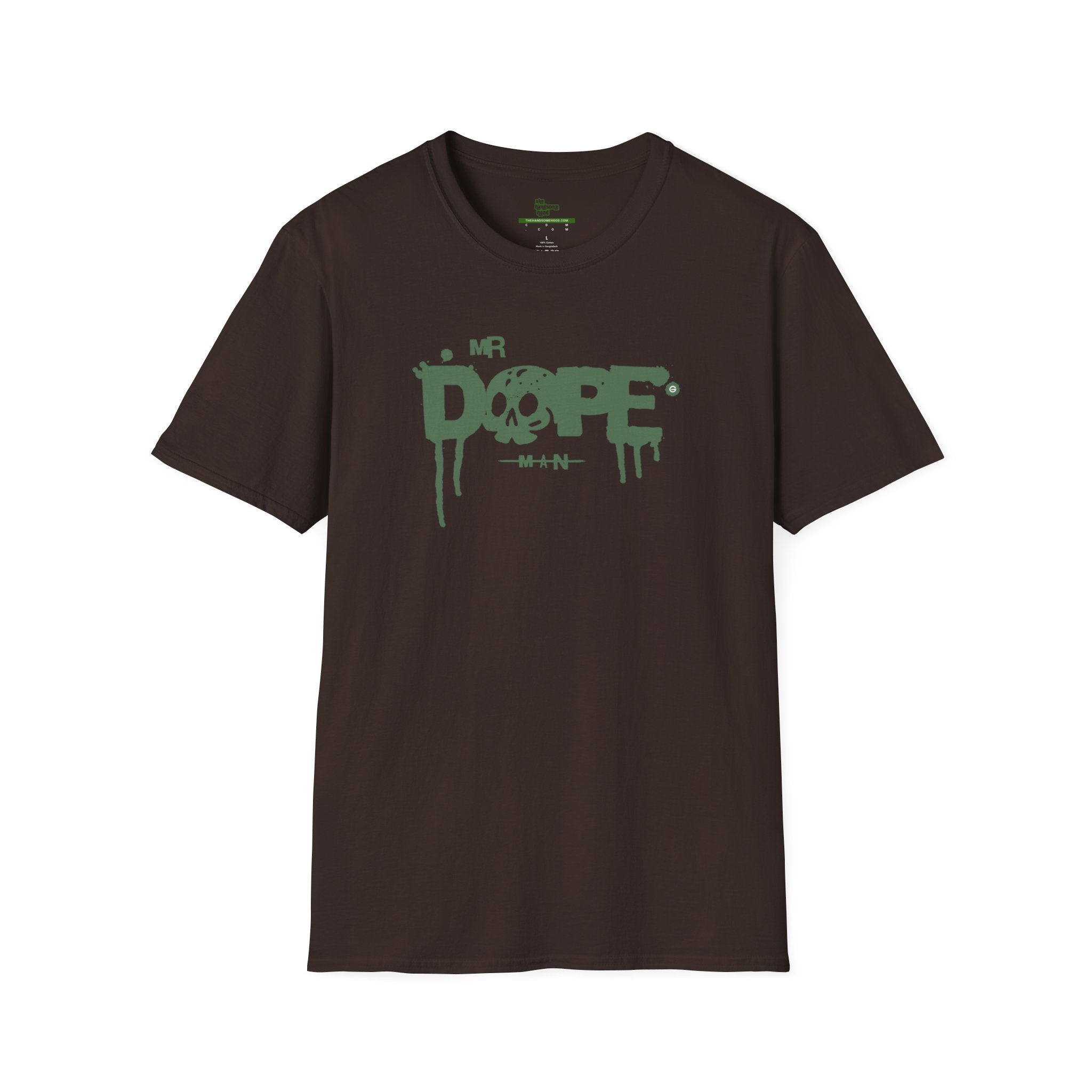 Dope Skull Graffiti T-Shirt — "Mr Dope" Drip Streetwear Tee