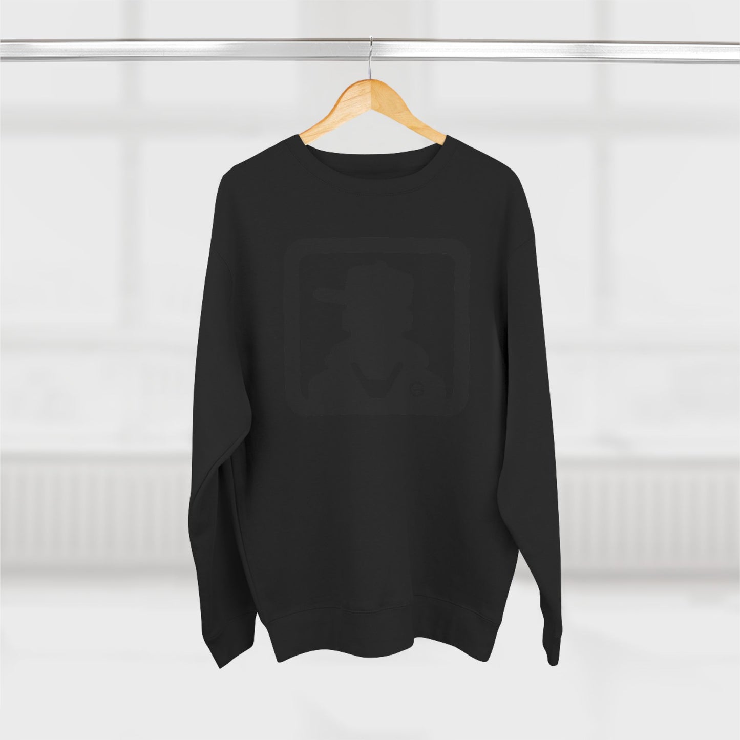 Vintage Detective Silhouette Crewneck Sweatshirt