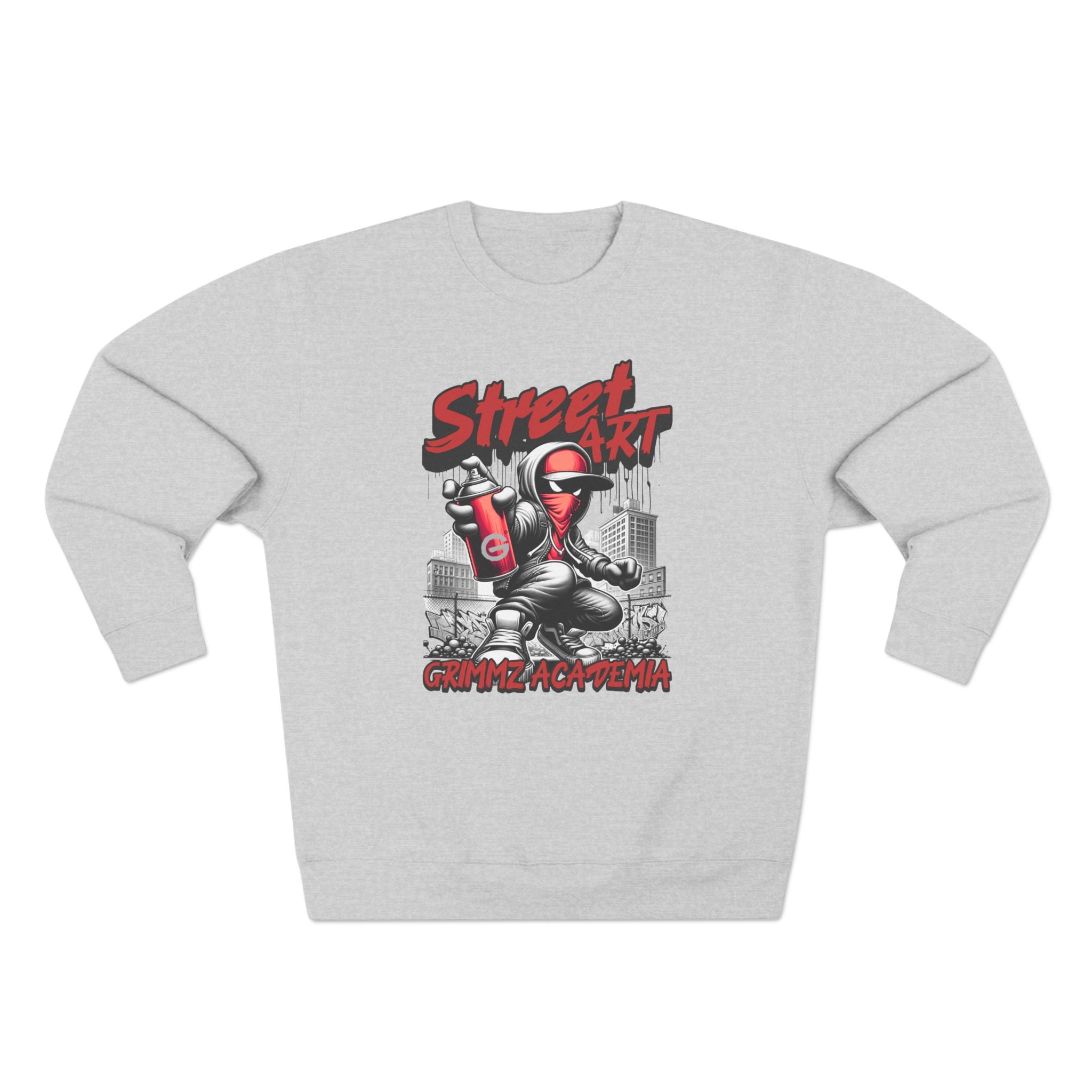 Street Art Crewneck Sweatshirt – Graffiti Skater Graphic