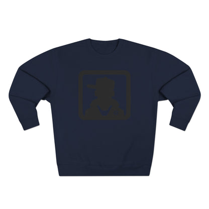 Vintage Detective Silhouette Crewneck Sweatshirt