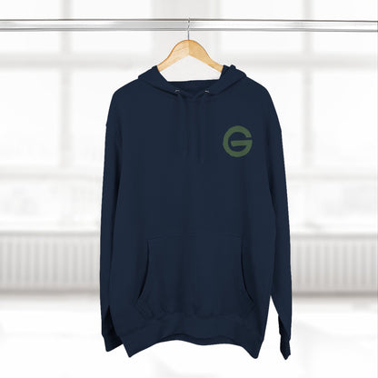 Minimalist Green 'G' Logo Hoodie