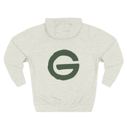 Minimalist Green 'G' Logo Hoodie
