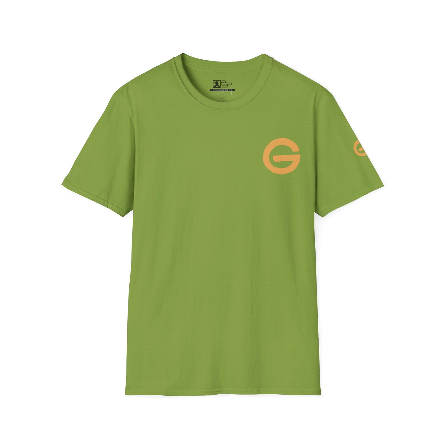 Minimal Gold 'G' Logo T-Shirt — Casual Branded Chest Emblem Tee