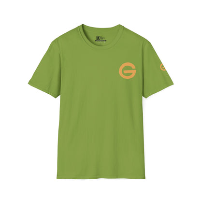 Minimal Gold 'G' Logo T-Shirt — Casual Branded Chest Emblem Tee