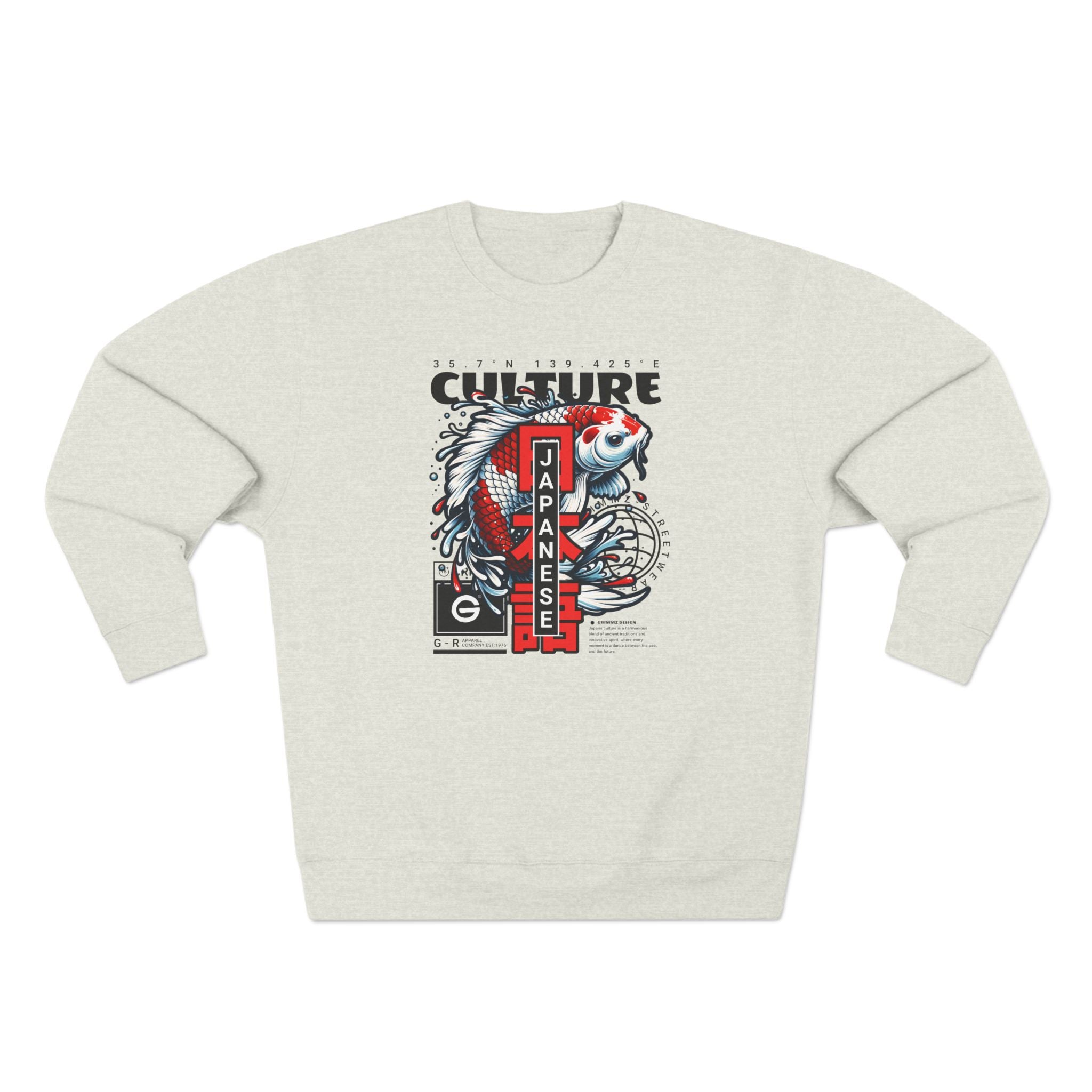 Japanese Koi Culture Crewneck Sweatshirt