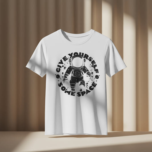 GRIMMZ UNISEX T-SHIRT GIVE YOURSELF SOME SPACE  BLACK
