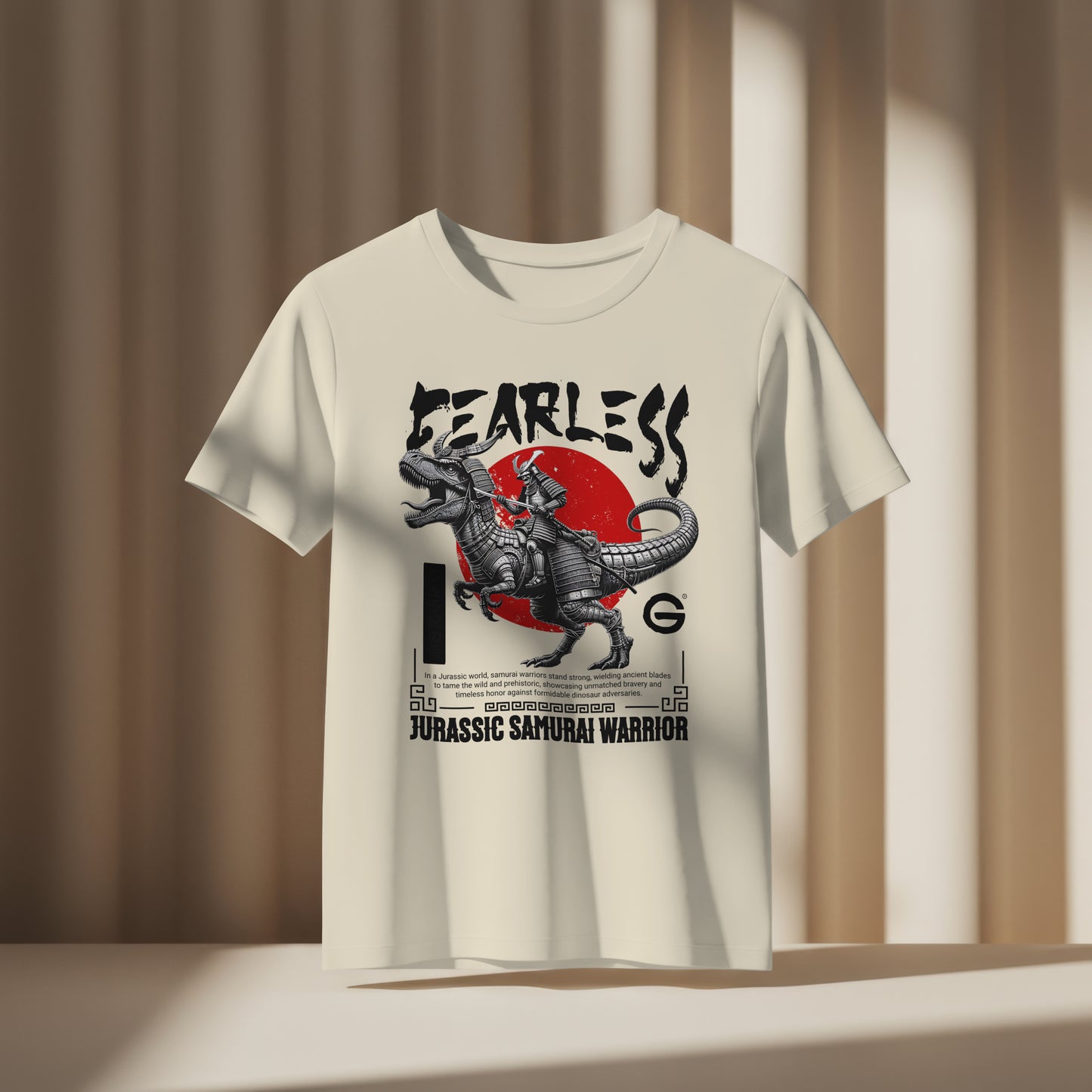 GRIMMZ UNISEX T-SHIRT JURASSIC SAMURAI