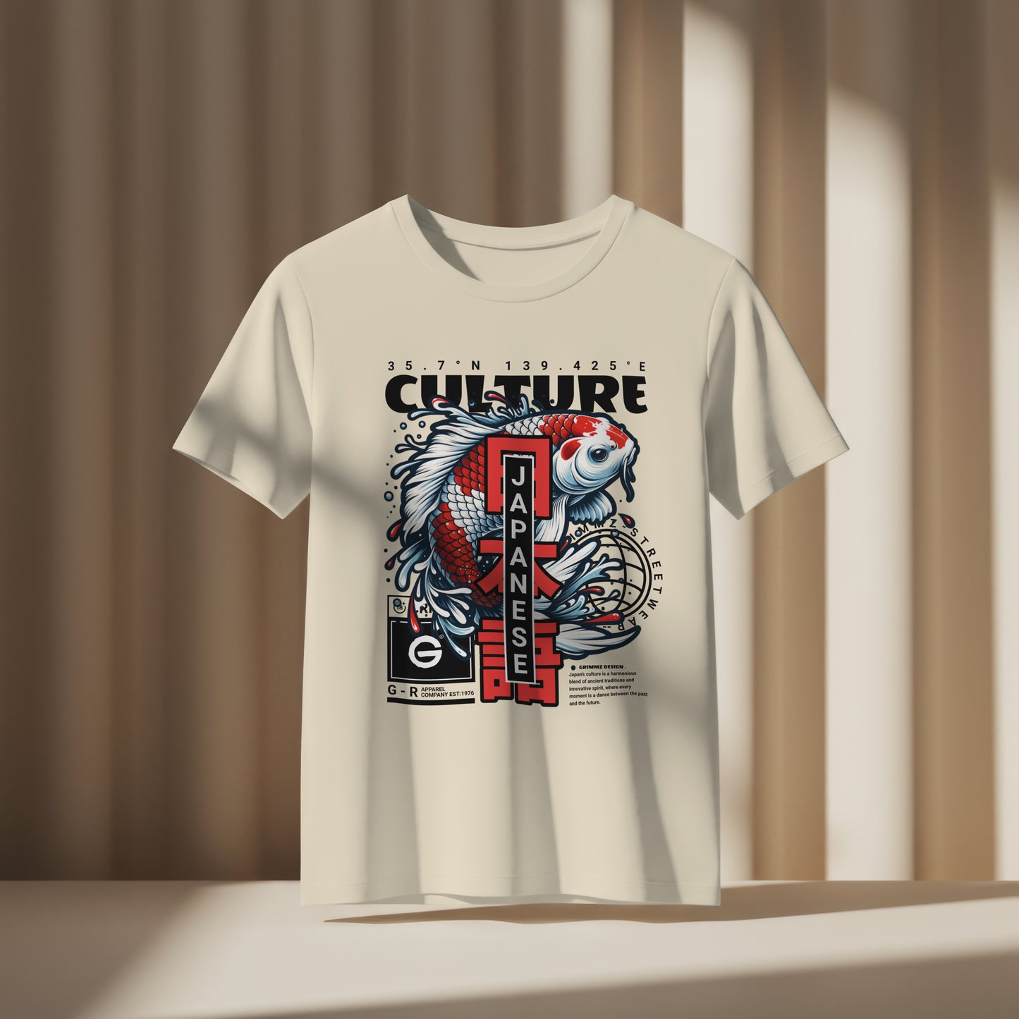 GRIMMZ UNISEX T-SHIRT CULTURE JAPANESE