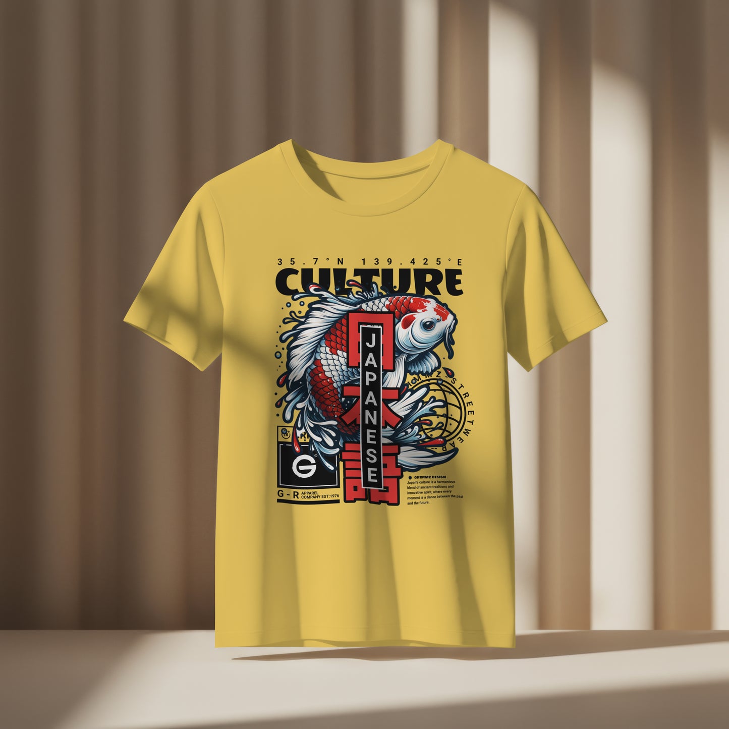 GRIMMZ UNISEX T-SHIRT CULTURE JAPANESE