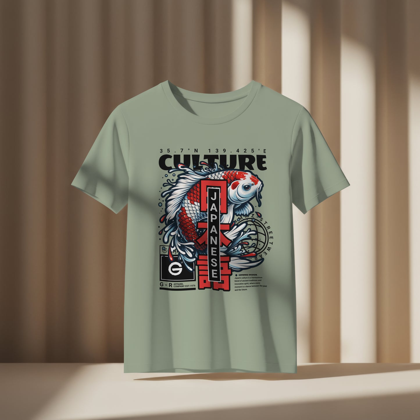 GRIMMZ UNISEX T-SHIRT CULTURE JAPANESE