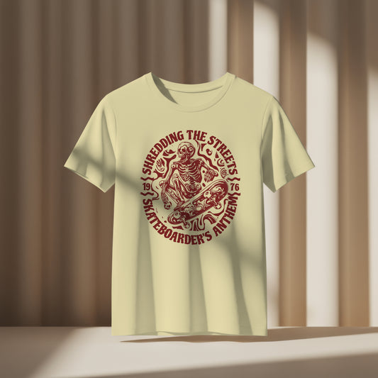 GRIMMZ UNISEX T-SHIRT SHREDDING THE STREETS RED
